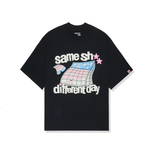 Broken Planet Market Different Day T Shirt Midnight Black
