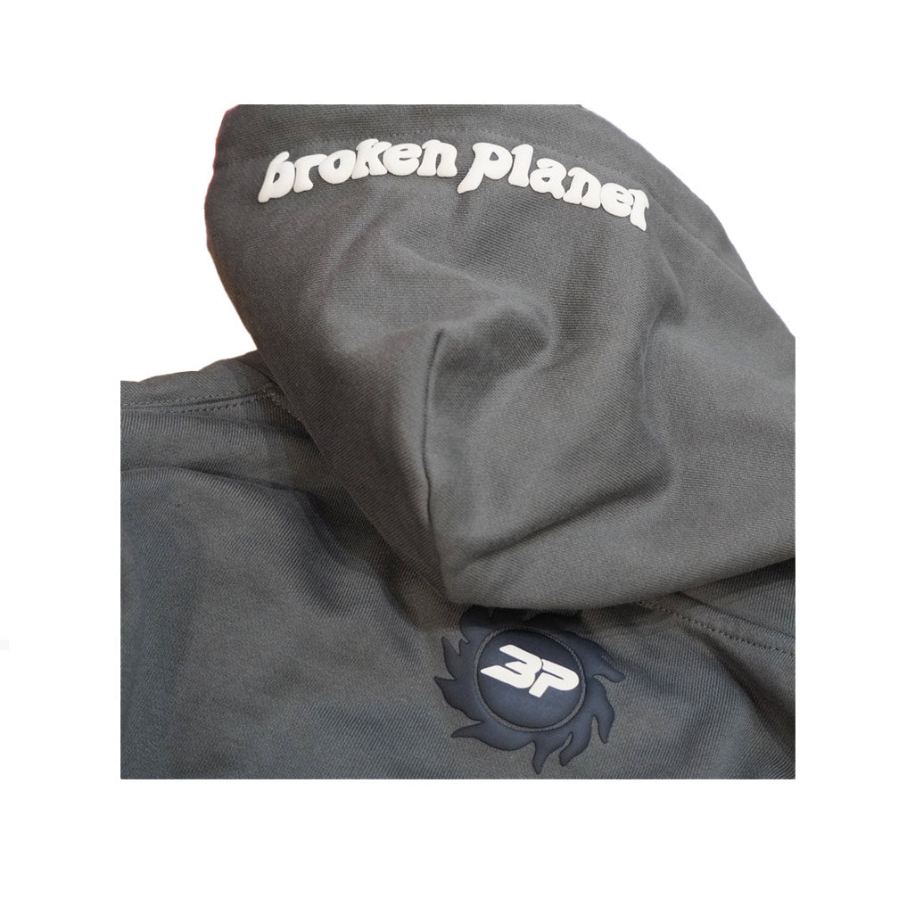 Broken Planet Market Space Trails Hoodie Beluga Grey