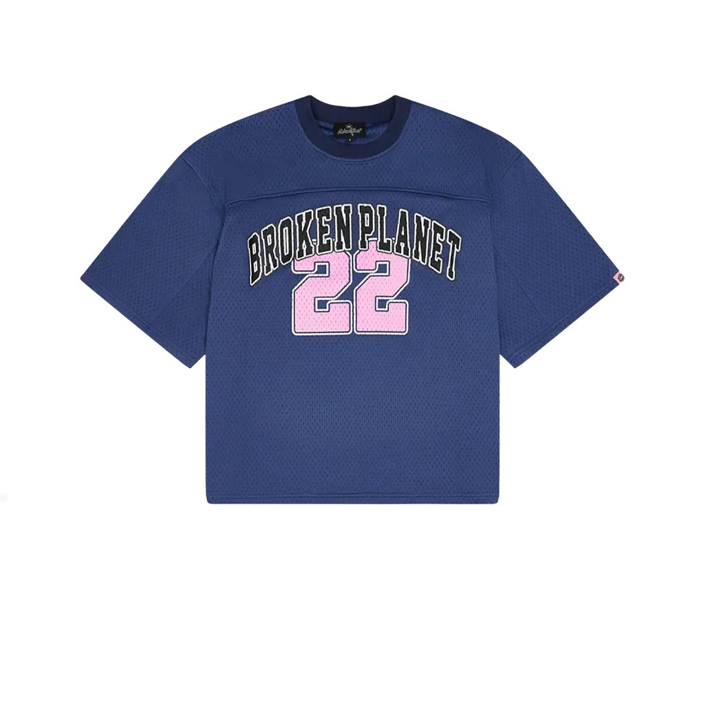 Broken Planet Mesh Jersey Outerspace Blue
