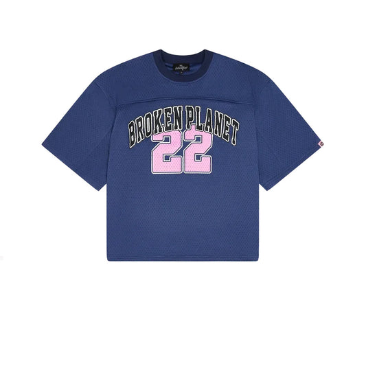 Broken Planet Mesh Jersey Outerspace Blue