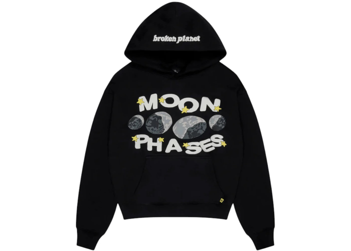 Broken Planet Moon Phases Hoodie Midnight Black - 2