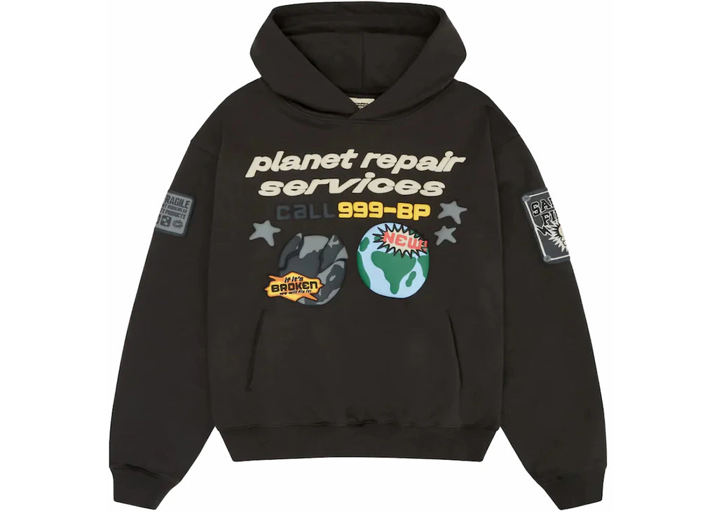 Broken Planet Repair Services Hoodie Soot Black - 2