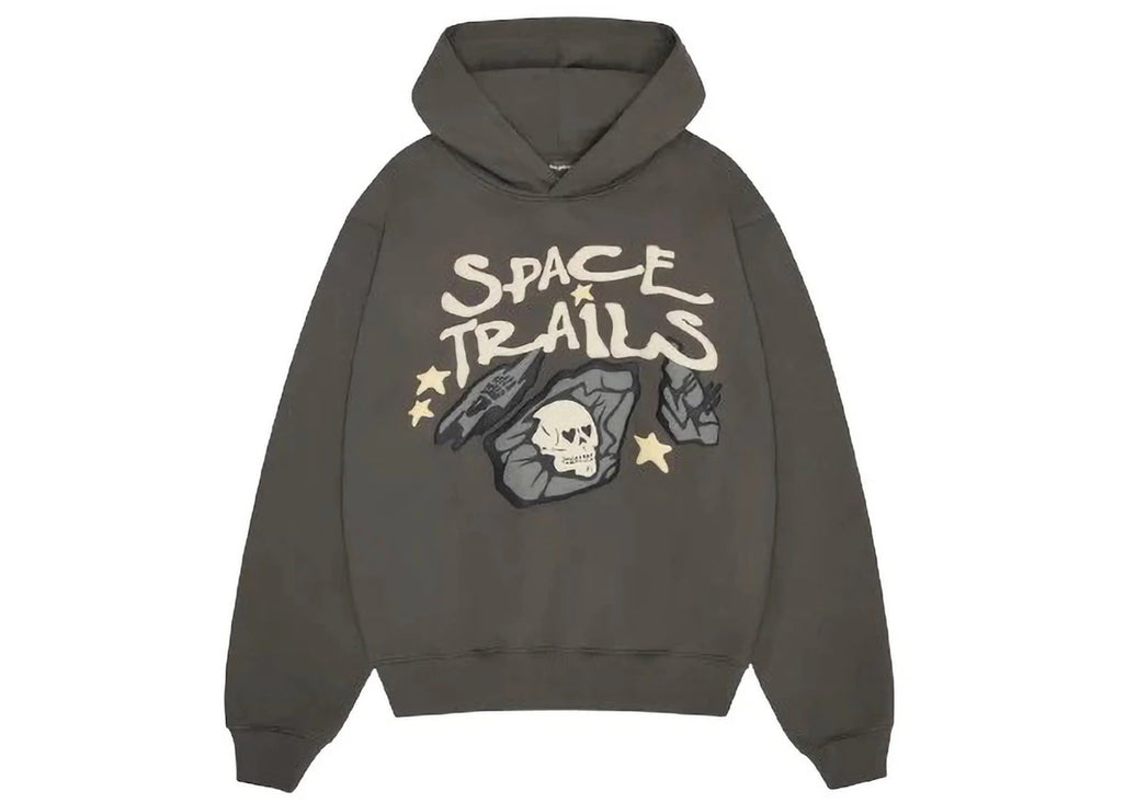 Broken Planet Space Trails Hoodie Beluga Grey - 1