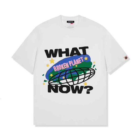 Broken Planet What Now T-shirt White