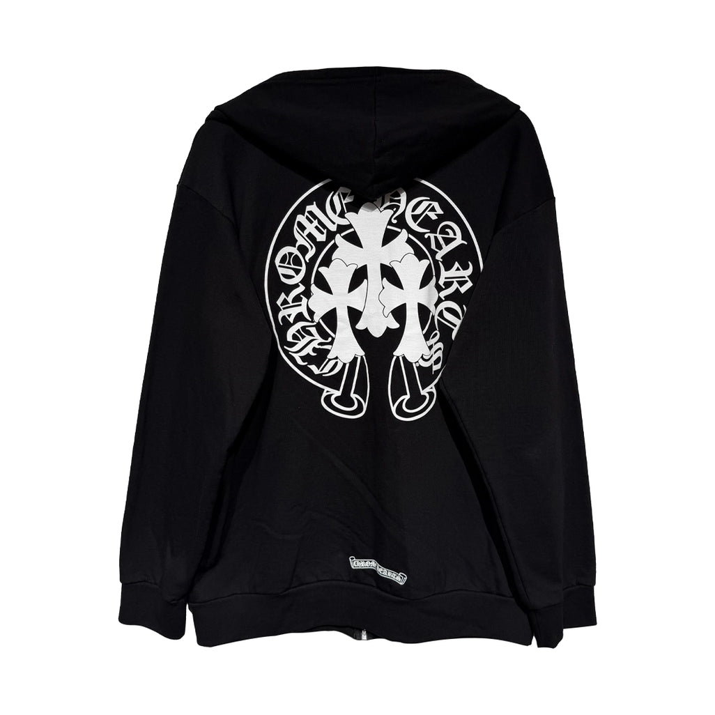 Chrome Hearts heavyweight zip hoodie black designer streetwear UK