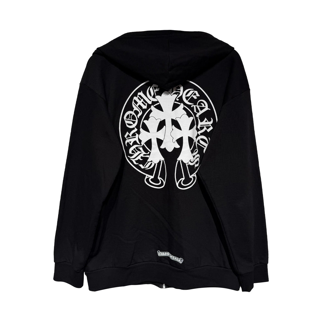 Chrome Hearts heavyweight zip hoodie black designer streetwear UK