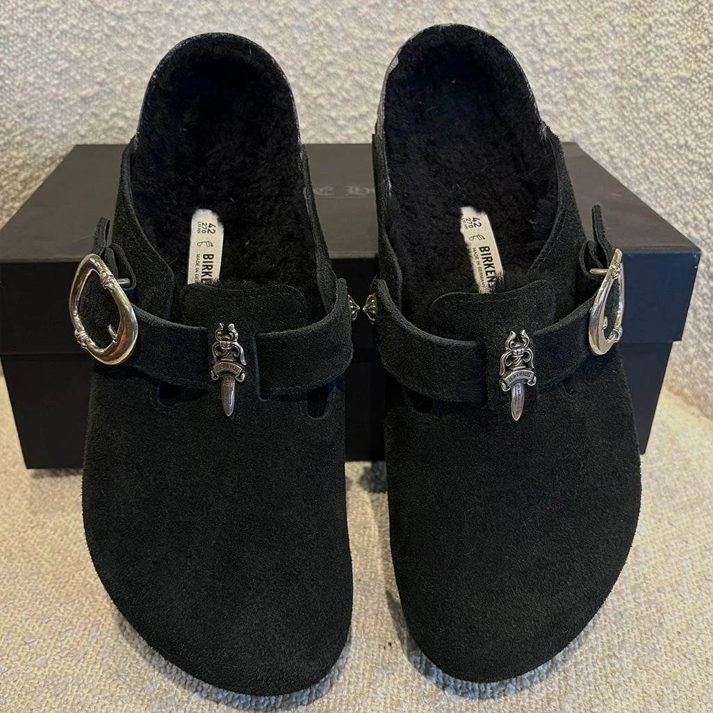 Chrome Hearts Birkenstocks Black Marlowe - 1