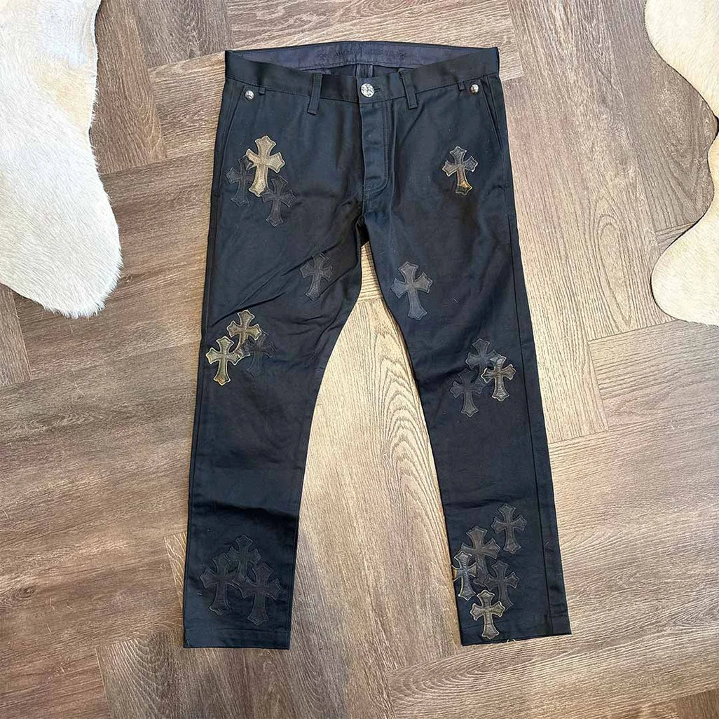 Chrome Hearts Black Camo Jeans 40 Patches - 1
