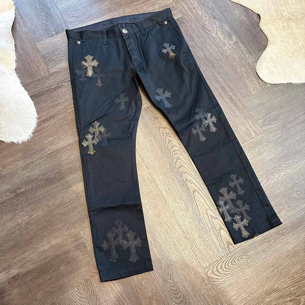 Chrome Hearts Black Camo Jeans 40 Patches - 2