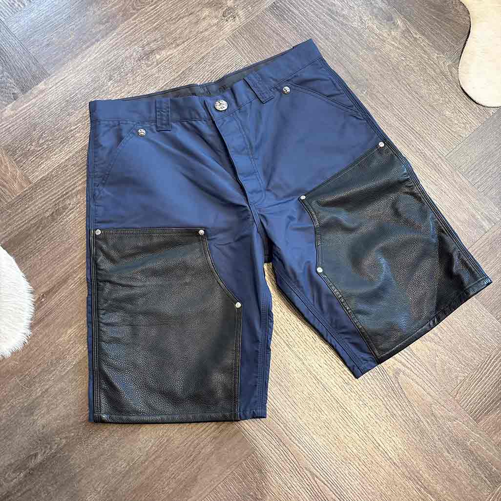 Chrome Hearts Blue Black Carpenter Cargo Shorts
