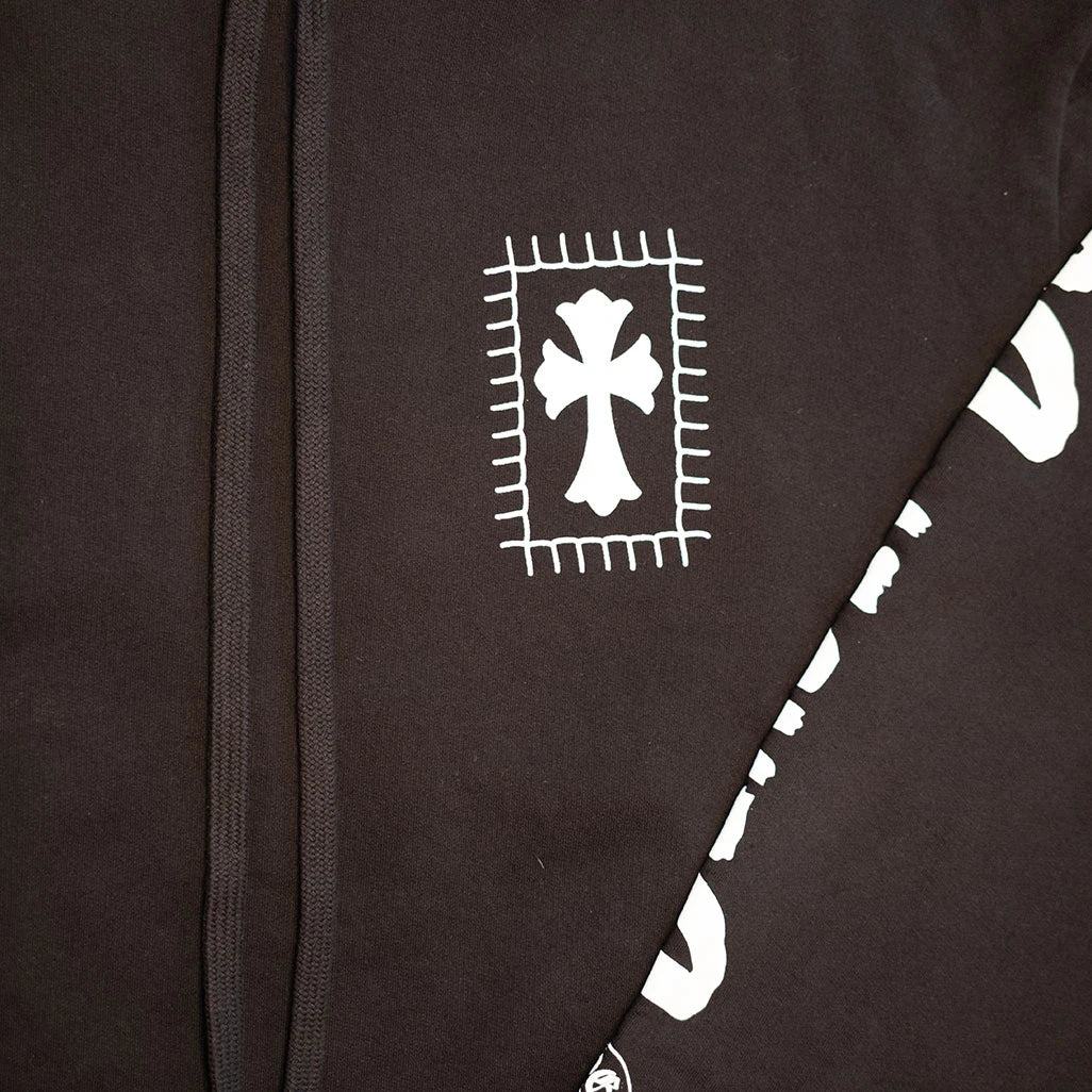 Chrome Hearts Deadly Doll Horseshoe Black Hoodie - 5