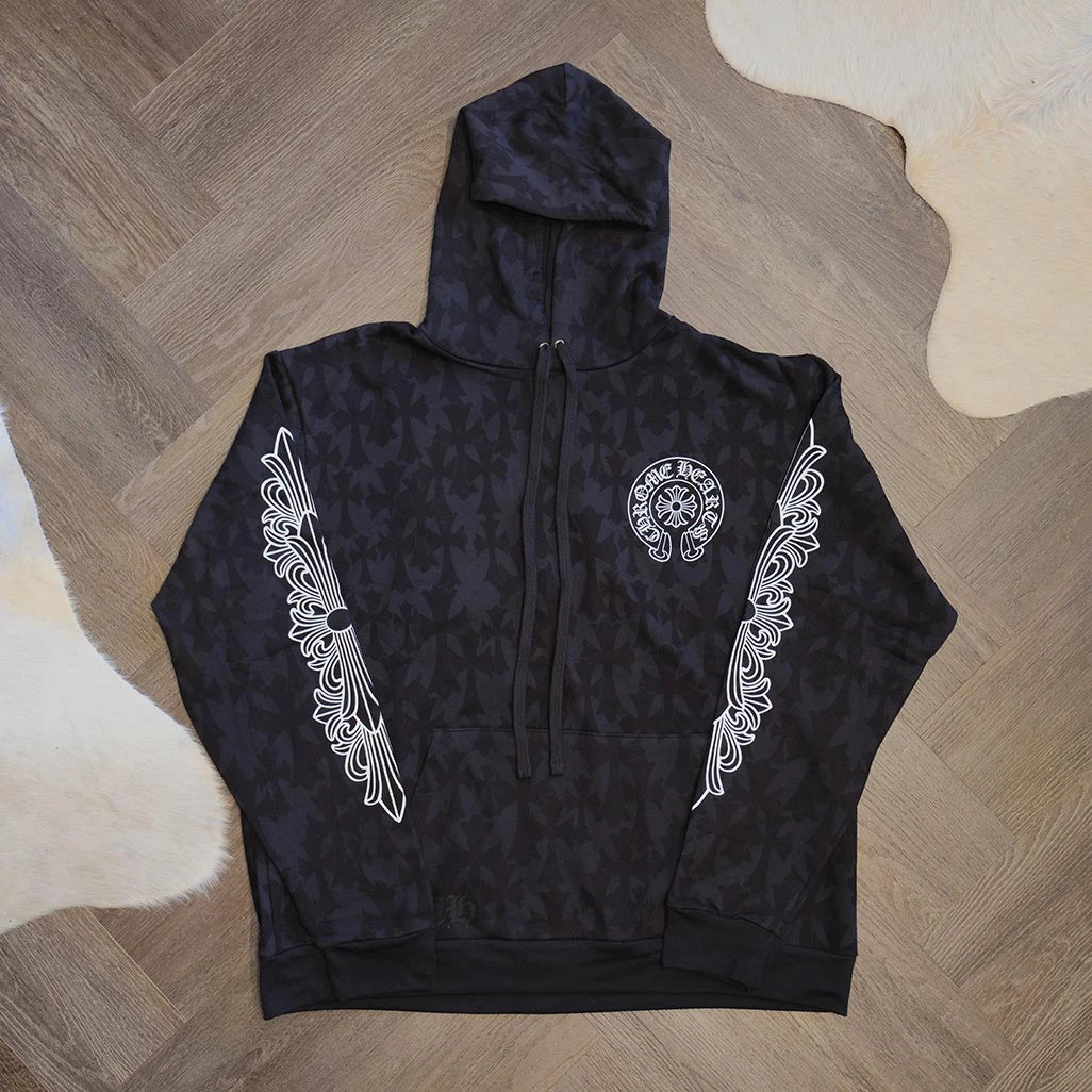 Chrome Hearts Floral Hoodie All Over Print - 1