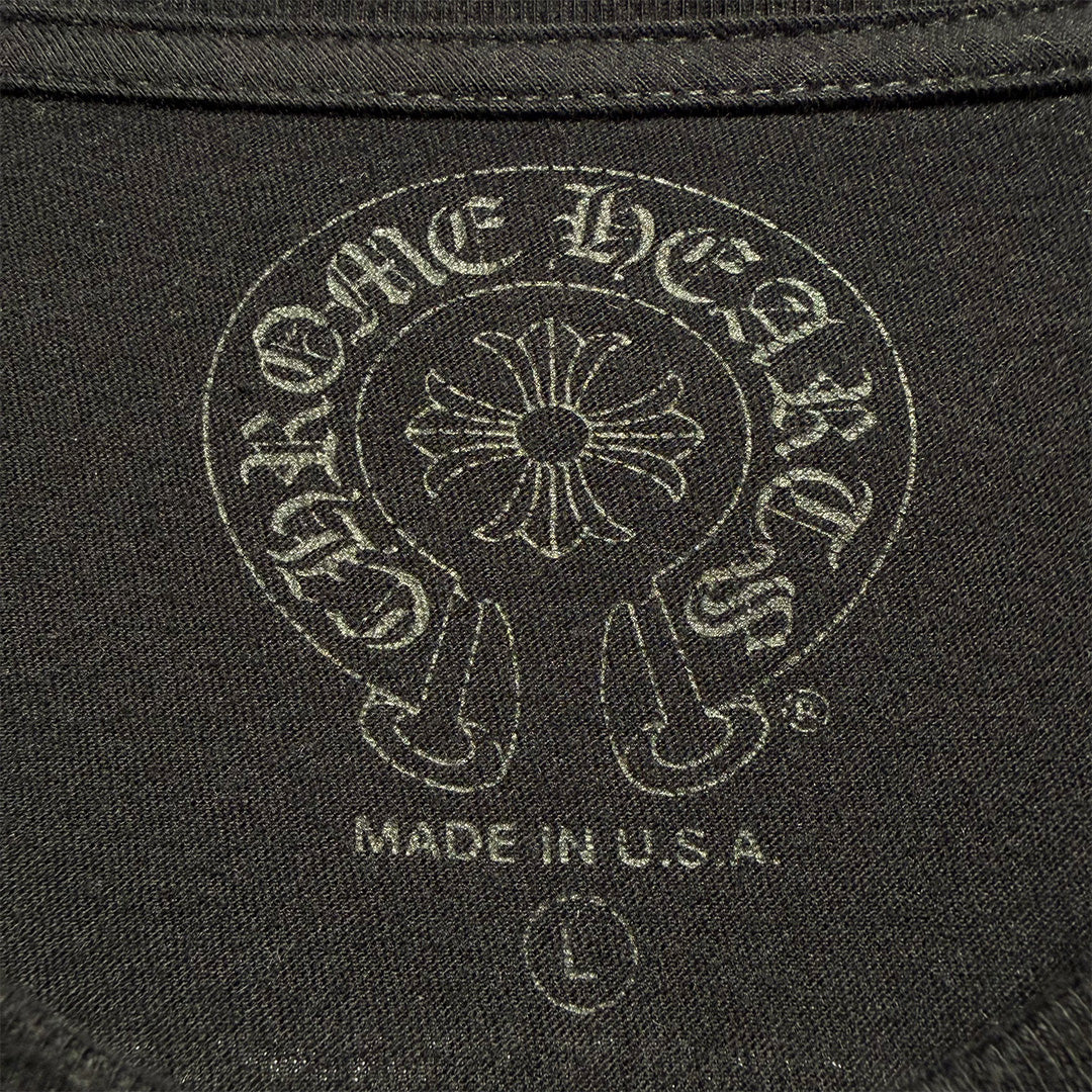 Chrome Hearts Gradient Logo Long Sleeve Black/Yellow - 9