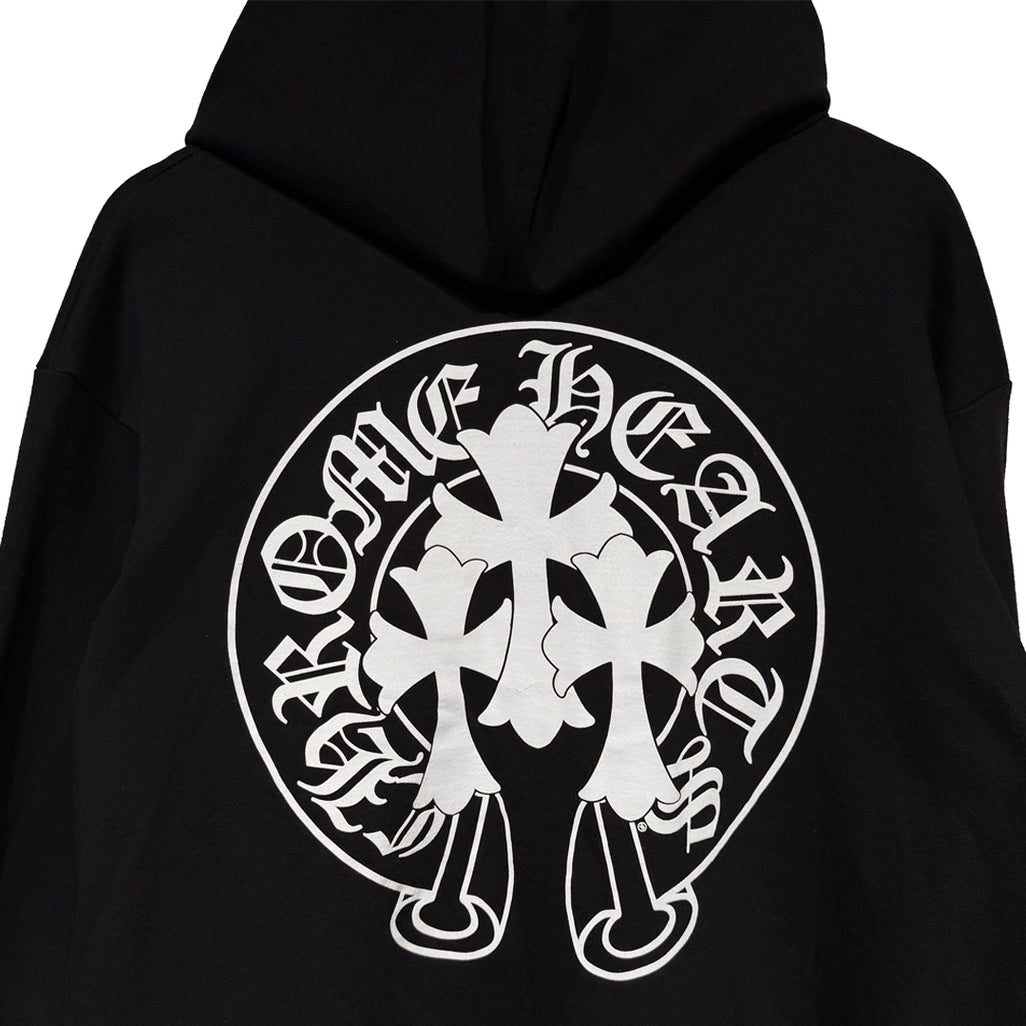 Chrome Hearts dagger zip hoodie black premium cotton UK