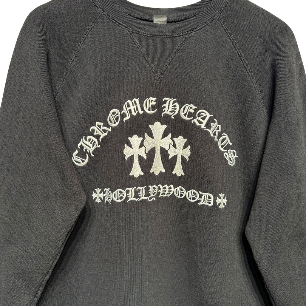 Chrome Hearts Hollywood Cross Crewneck Sweatshirt - 2