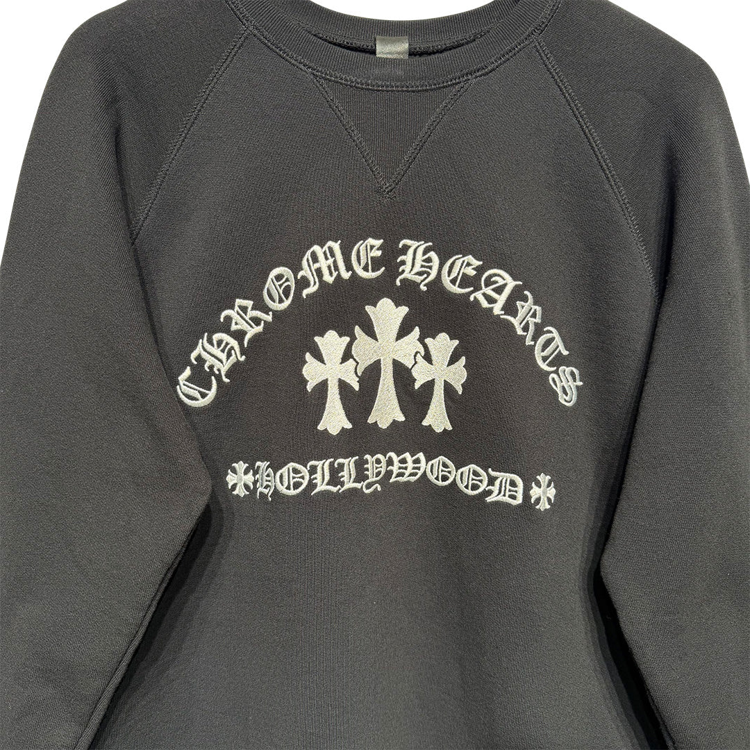 Chrome Hearts Hollywood Cross Crewneck Sweatshirt - 2