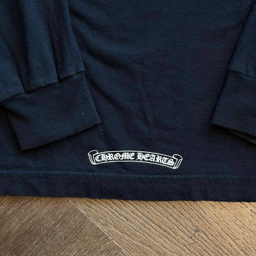 Chrome Hearts Hollywood Triple Cross Thermal Long-Sleeve T-Shirt