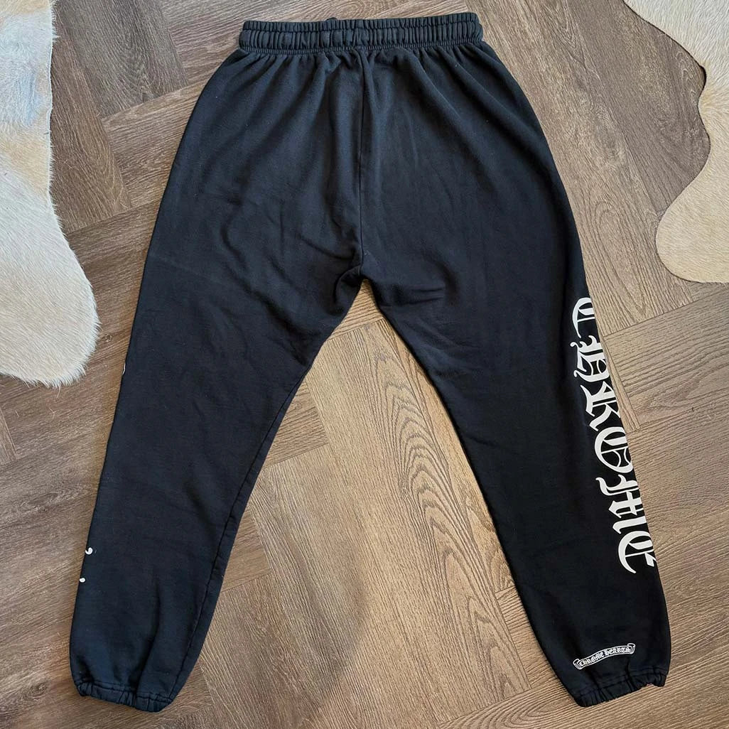 Chrome Hearts Horse Shoe Sweatpants Black - 1