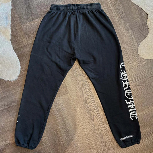 Chrome Hearts Horse Shoe Sweatpants Black - 1