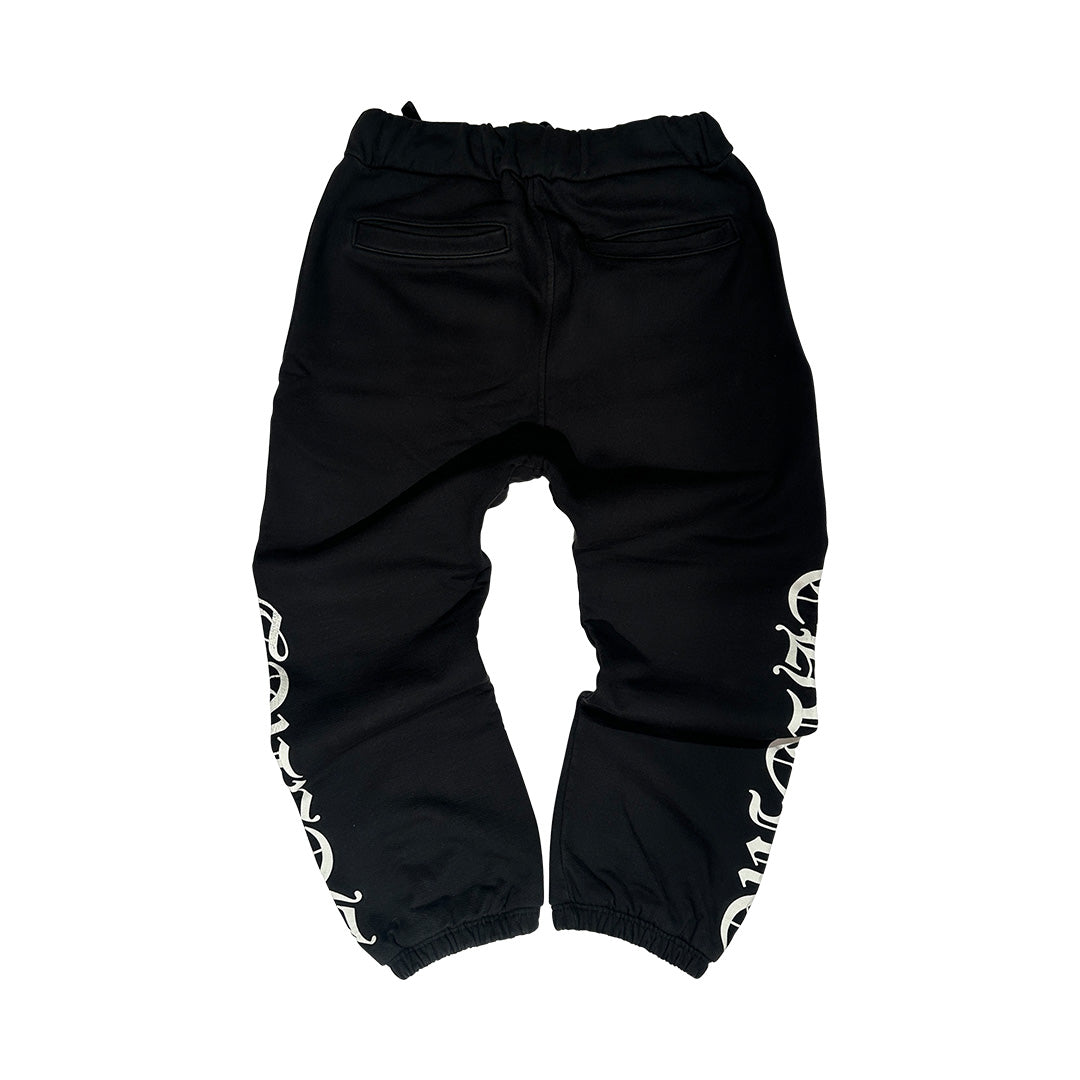 Chrome Hearts Horse Shoe Sweatpants Black - 4