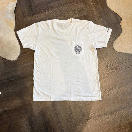 Chrome Hearts Horse Shoe White T-Shirt - 1