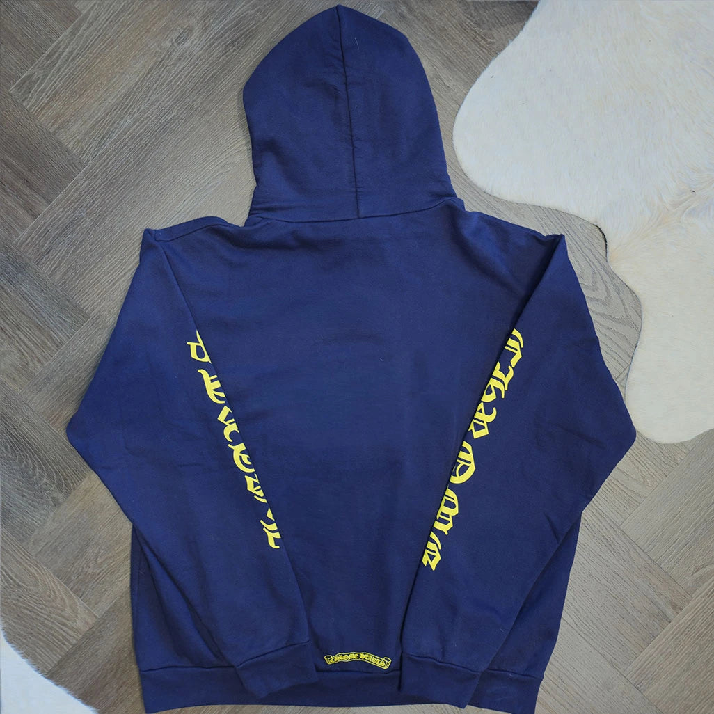 Chrome Hearts Logo Hoodie Navy Marlowe - 2