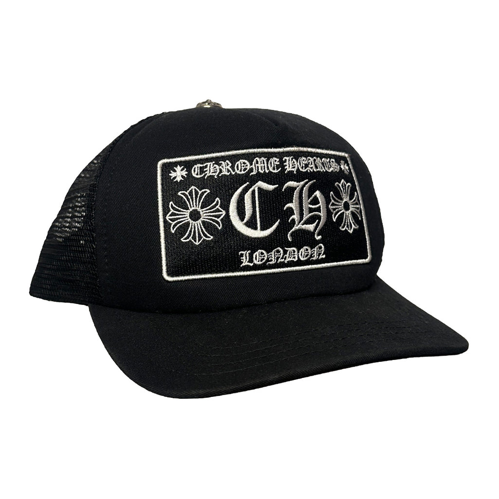 Chrome Hearts London Trucker Cap Black White - 2
