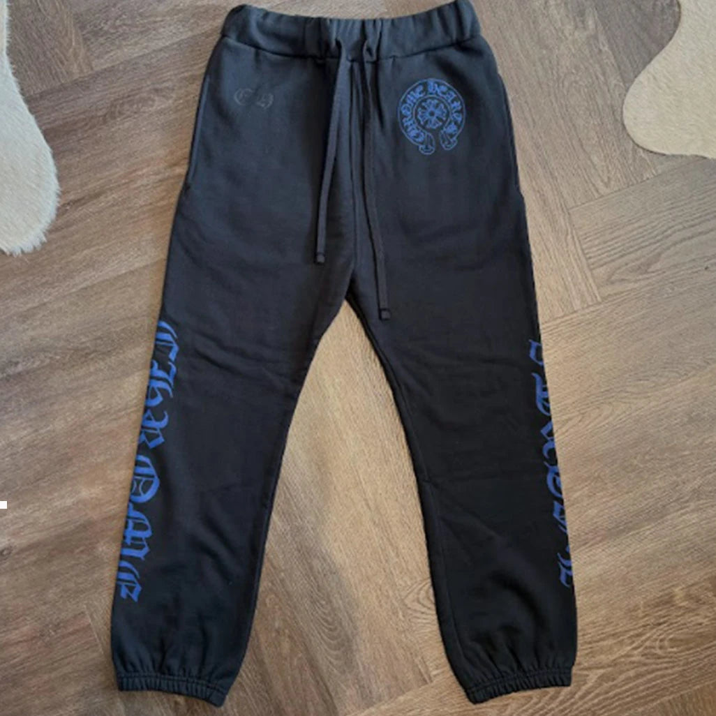 Chrome Hearts Marlowe Black Blue Sweatpants - 1