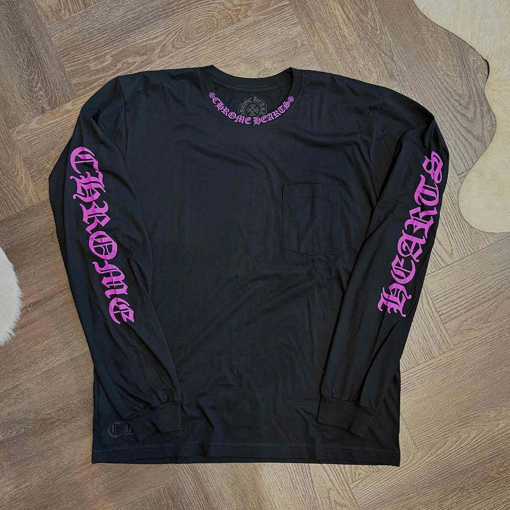 Chrome Hearts Marlowe Black Purple T-Shirt - 1