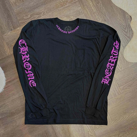 Chrome Hearts Marlowe Black Purple T-Shirt - 1