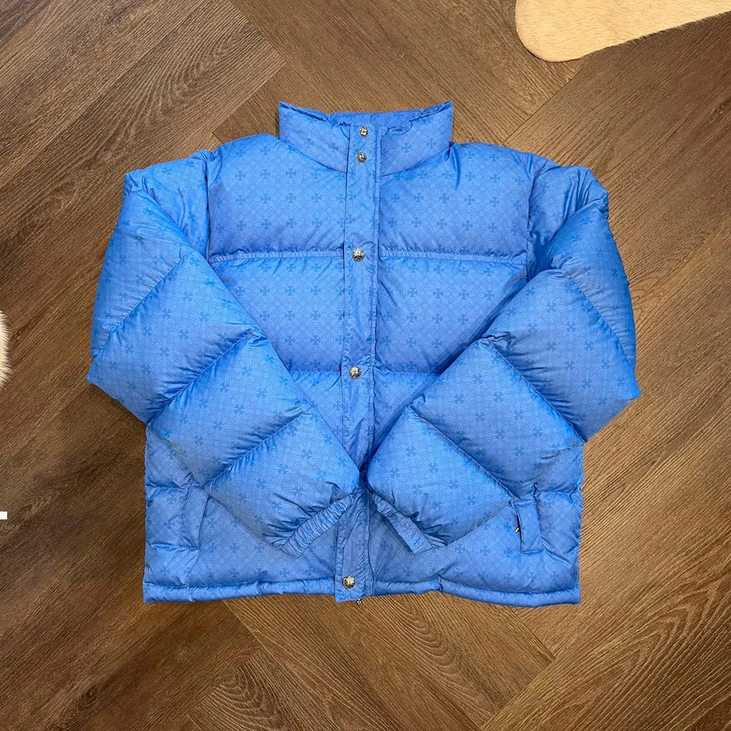 Chrome Hearts Marlowe Blue Puffer Jacket - 1