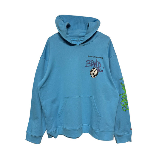 Chrome Hearts Matty Boy Brain Hoodie Light Blue - 1