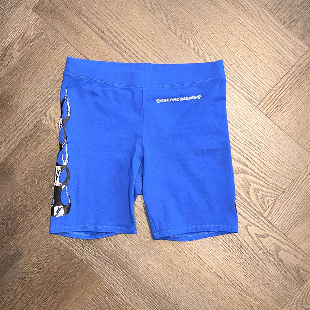 Chrome Hearts Matty Boy Blue Cotton Womens Shorts
