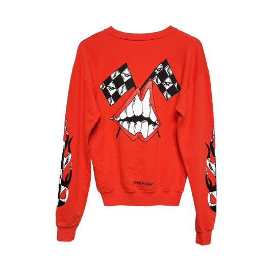 Chrome Hearts Matty Boy Chomper Red Sweatshirt - 1