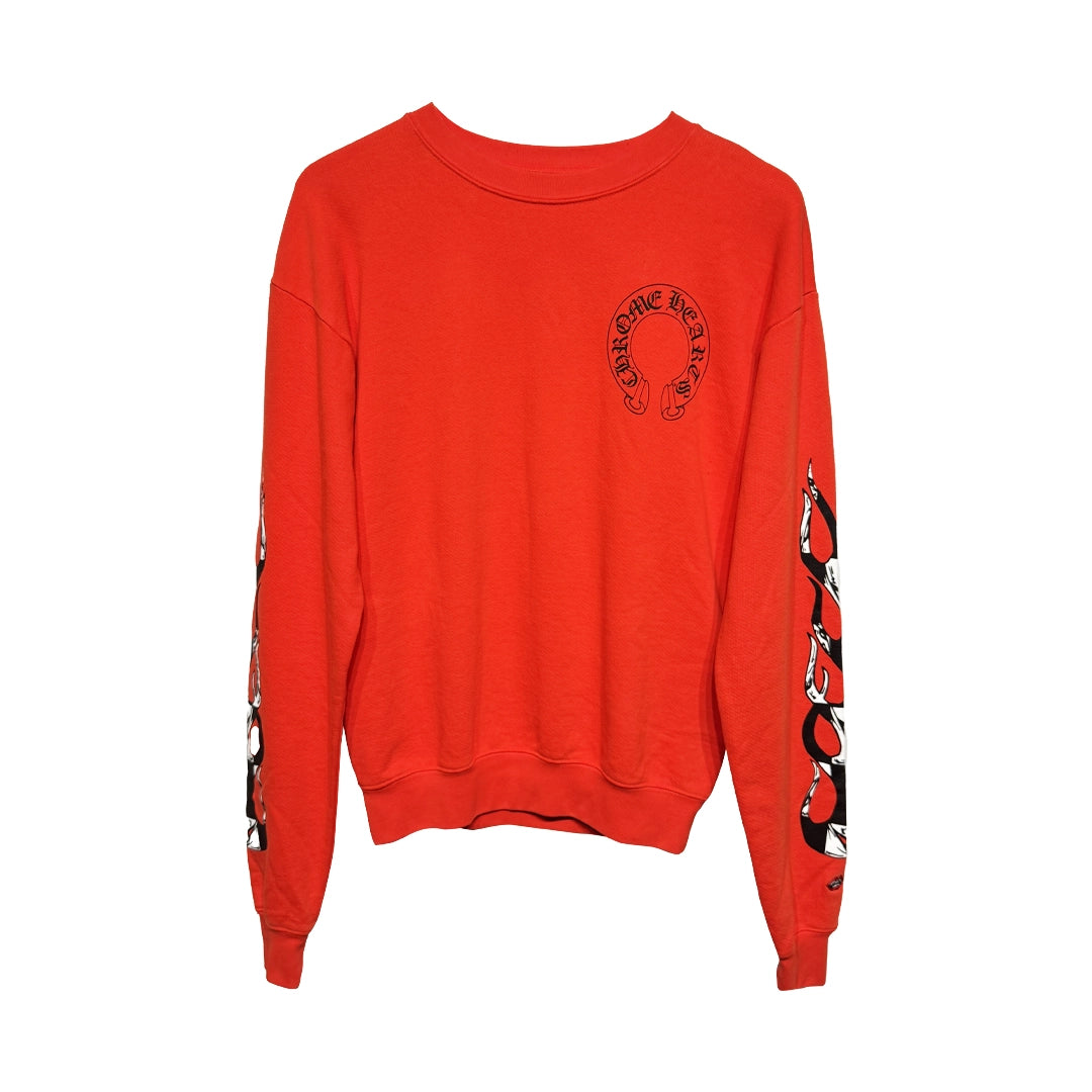 Chrome Hearts Matty Boy Chomper Red Sweatshirt - 2