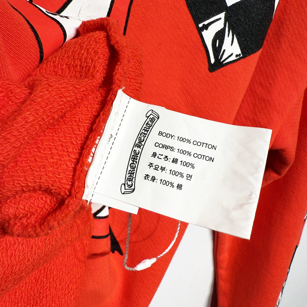 Chrome Hearts Matty Boy Chomper Red Sweatshirt - 4