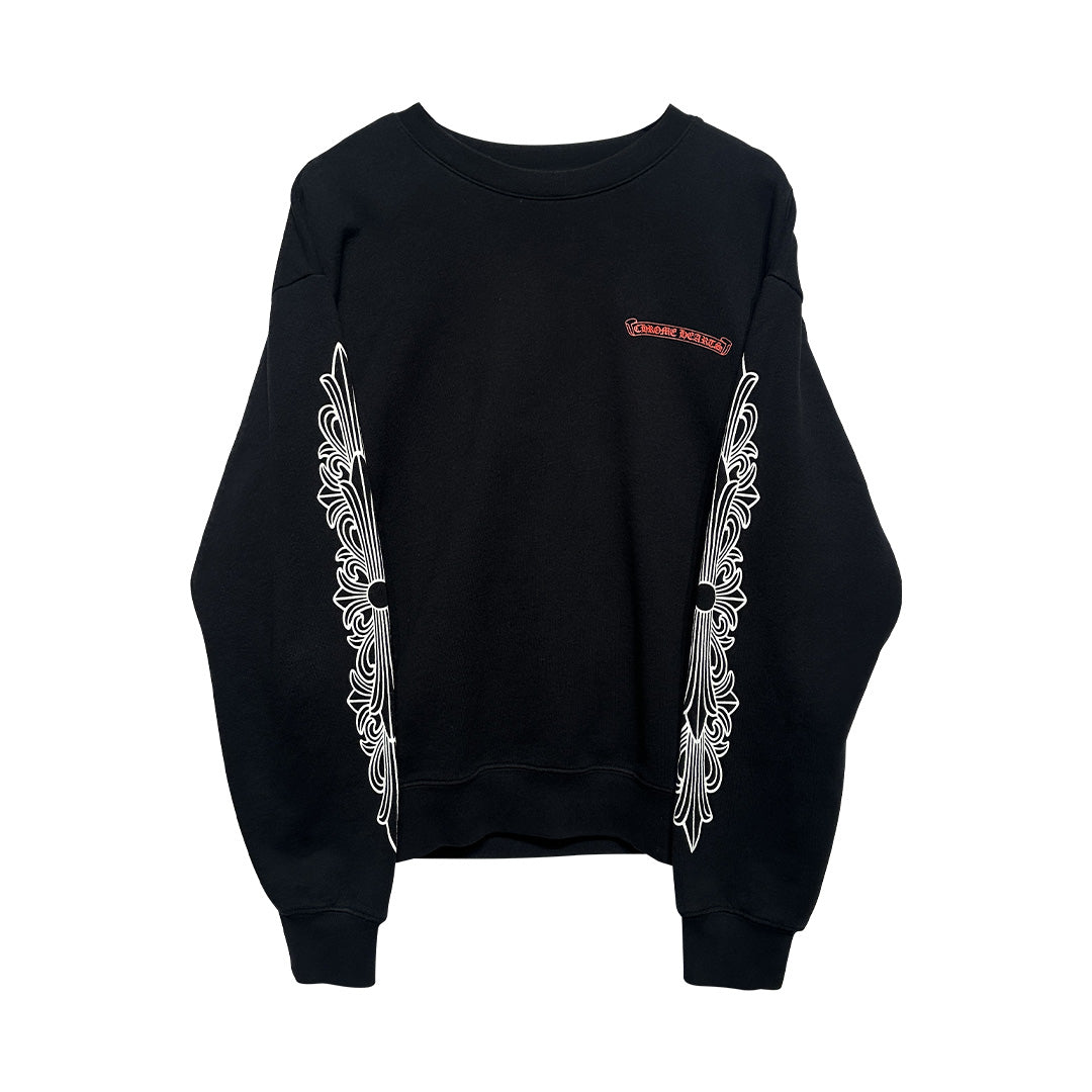 Chrome Hearts Matty Boy Chomper Sweatshirt Black - 1