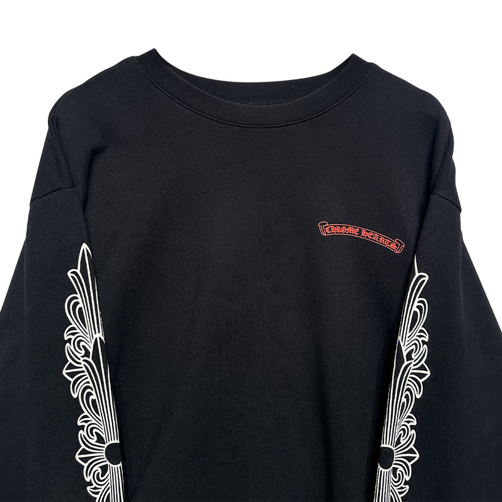 Chrome Hearts Matty Boy Chomper Sweatshirt Black - 3