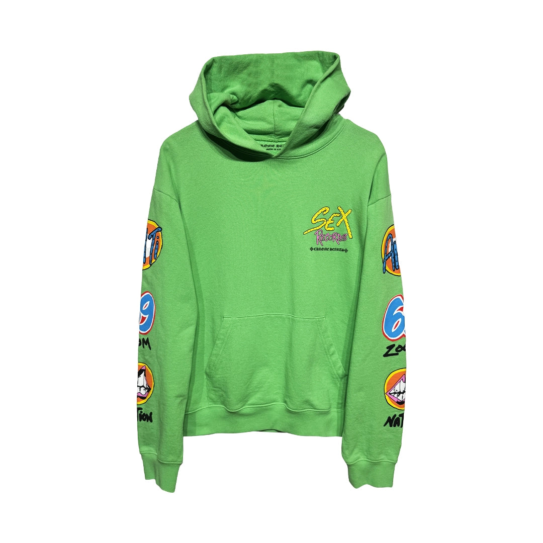 Chrome Hearts Matty Boy Green Sex Records Hoodie - 2