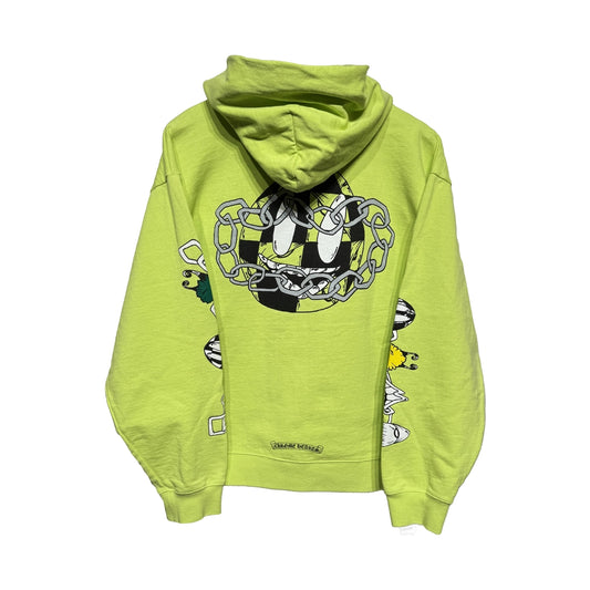 Chrome Hearts Matty Boy Link Hoodie Green - 1