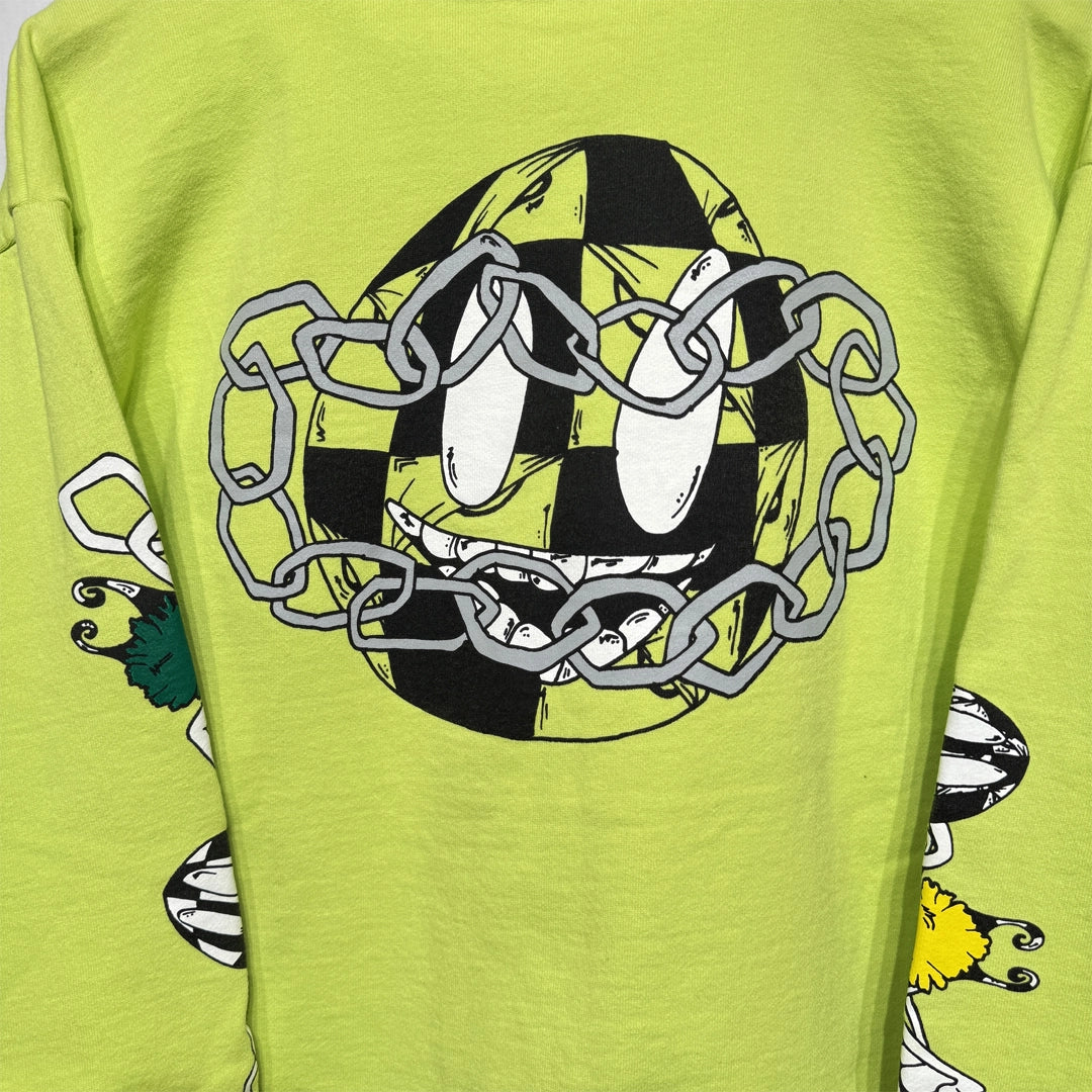 Chrome Hearts Matty Boy Link Hoodie Green - 3