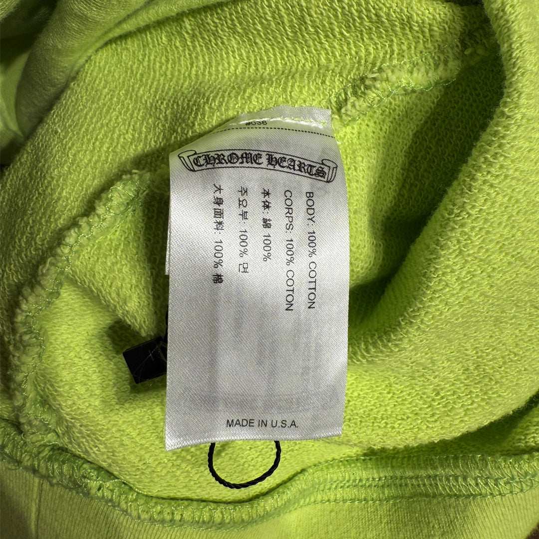 Chrome Hearts Matty Boy Link Hoodie Green - 6