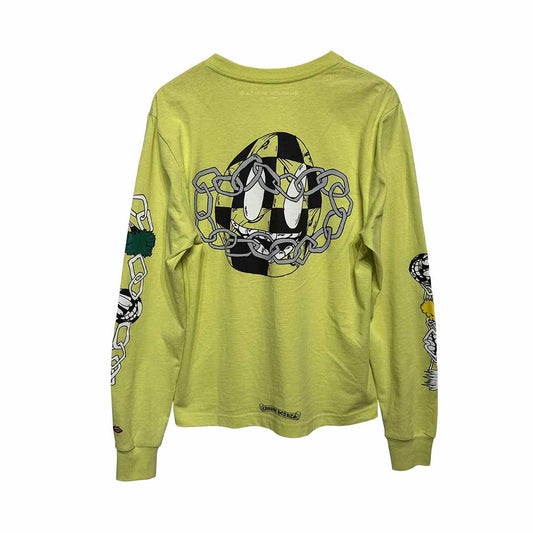 Chrome Hearts Matty Boy Link T-Shirt Lime Green - 1