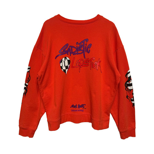 Chrome Hearts Matty Boy Lipstick Sweatshirt Orange - 1