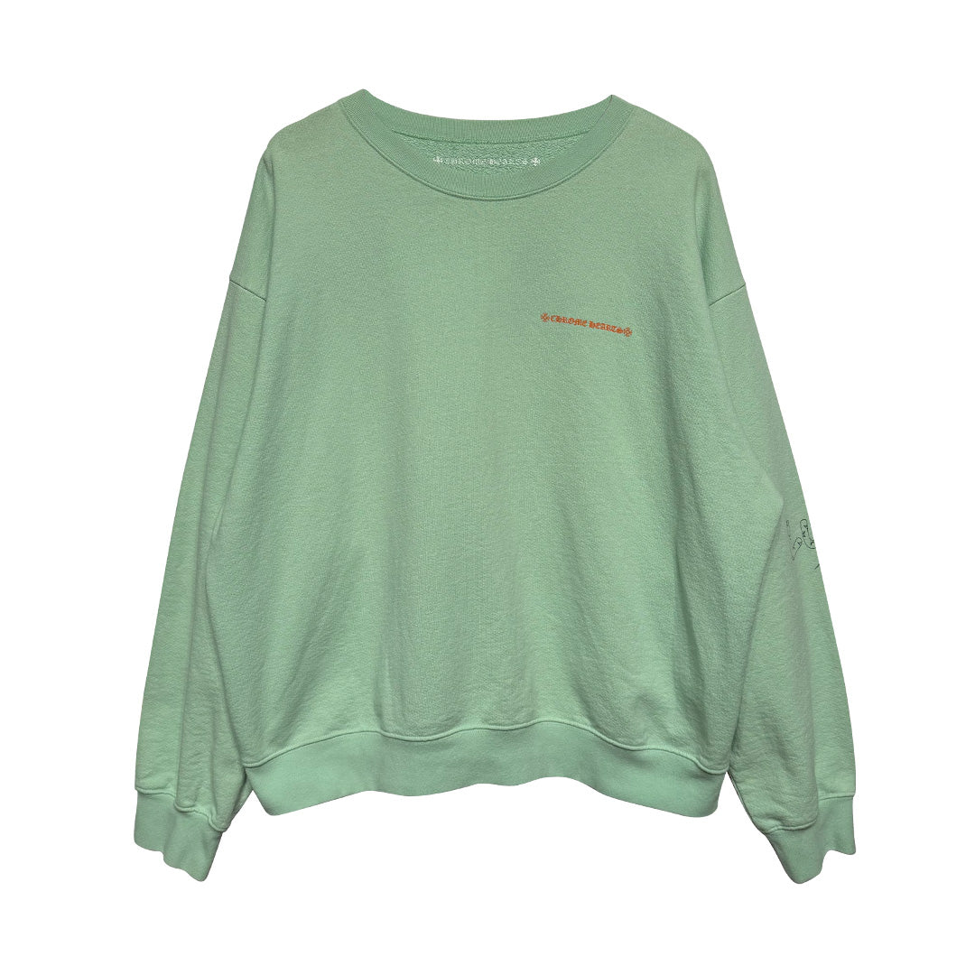 Chrome Hearts Matty Boy Lust Crewneck Seafoam - 7
