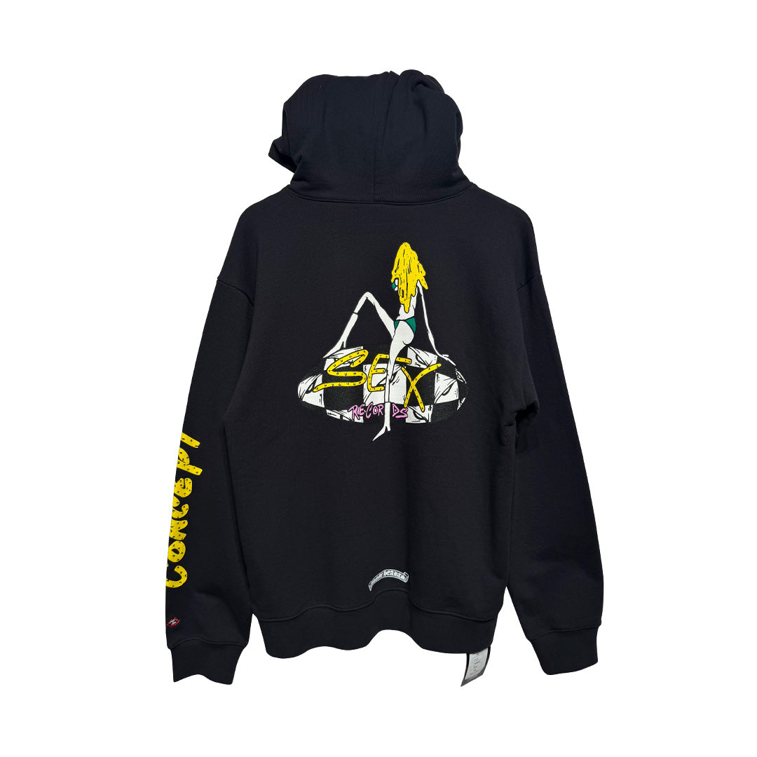 Chrome Hearts Matty Boy Sex Records Hoodie Black - 1