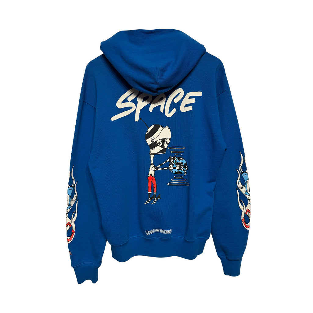 Chrome Hearts Matty Boy Space Hoodie Blue - 1