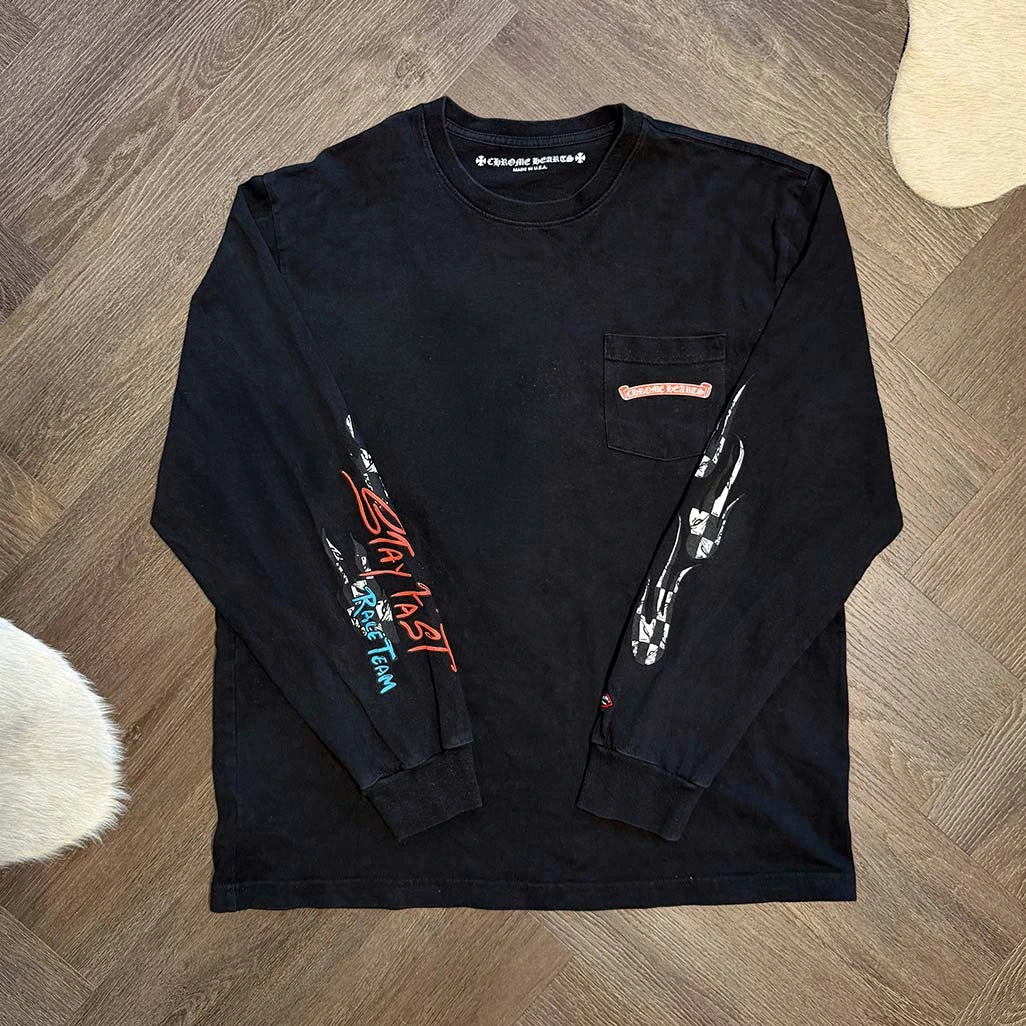 Chrome Hearts Matty Boy Stay Fast T-shirt Black - 1
