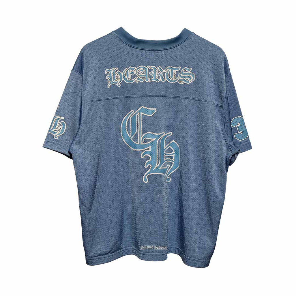 Chrome Hearts Mesh Stadium Jersey Light Blue - 3