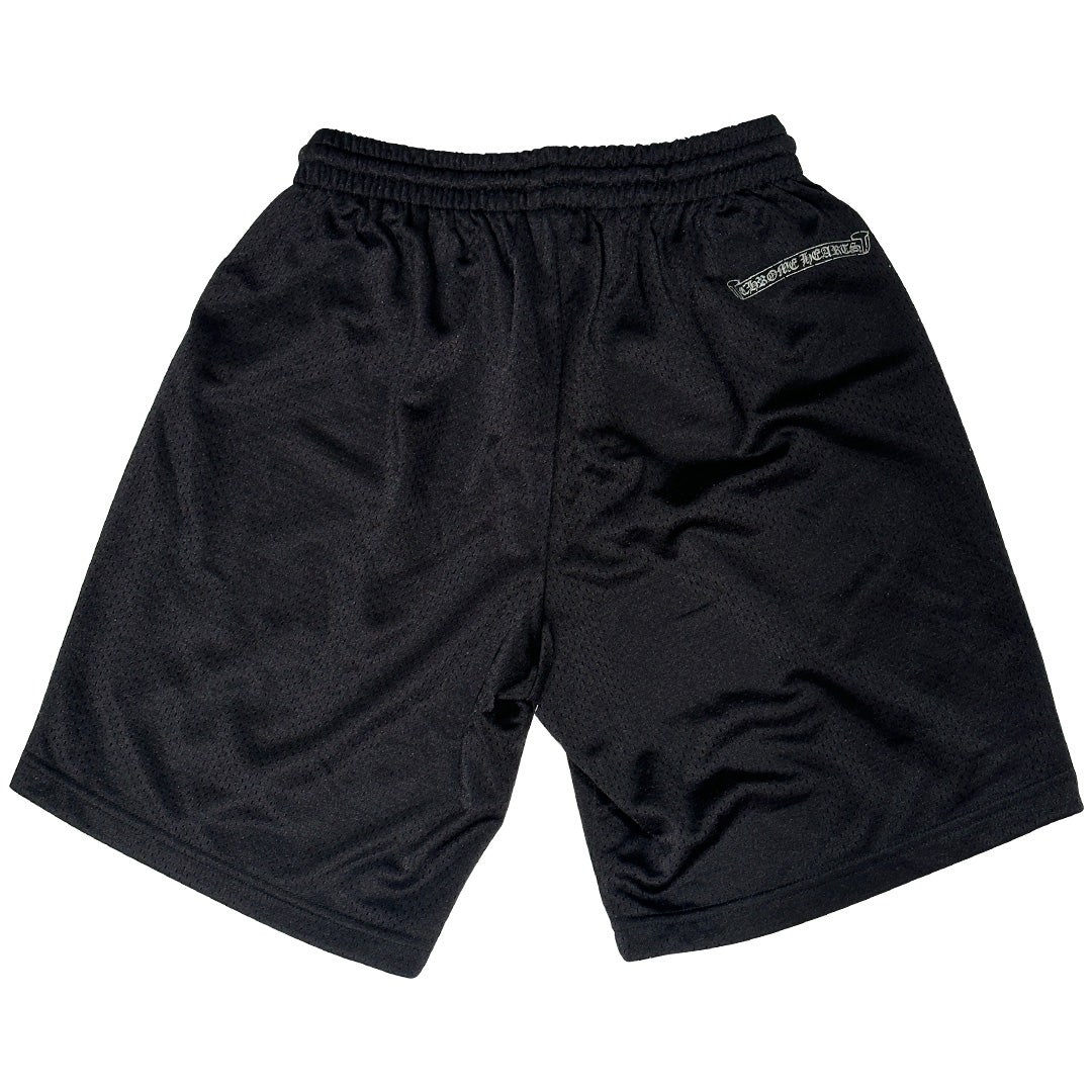 Chrome Hearts Mesh Varsity Shorts Black - 2